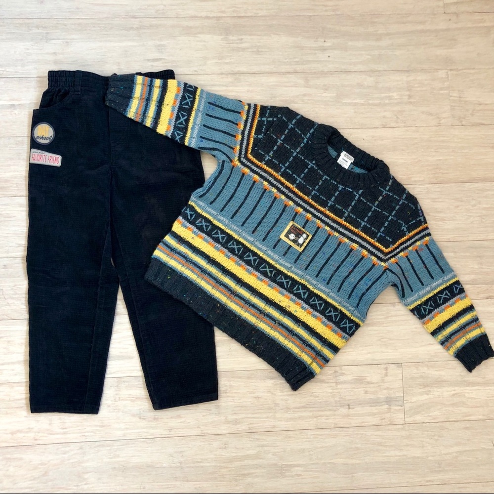 Catimini “Favorite Friend” sweater & cords 5A 108